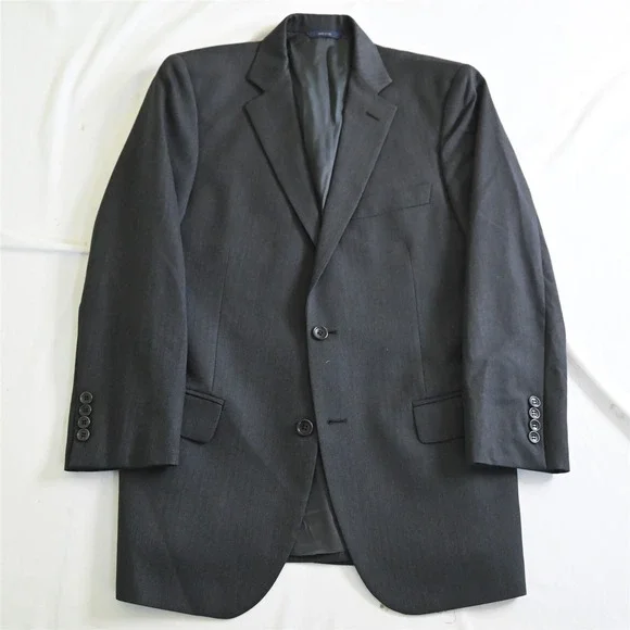 Brooks Brothers 38R Herringbone‎ Saxxon 1818 Fitzgerald Sport Coat Suit Jacket