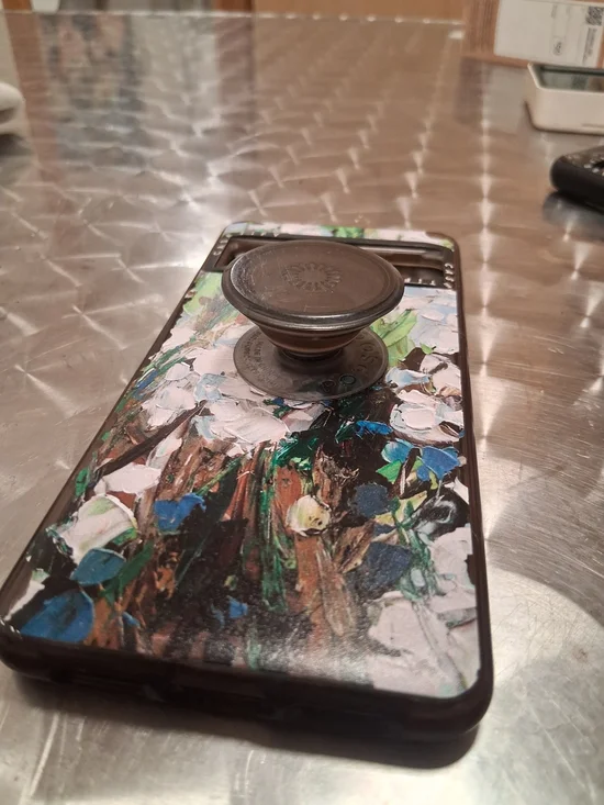 Magsafe Decorative Floral Phone Case with PopSocket For All Google Pixel Models