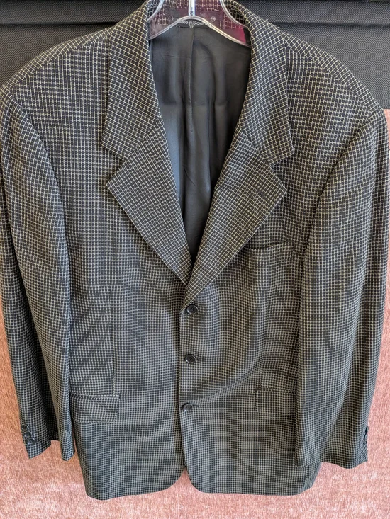 Bachrach Men's Small-Check Houndstooth Sport Coat