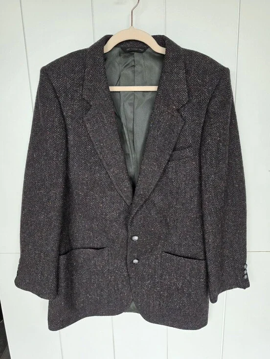 Vintage Daniel Hechter Tweed Men Sport Coat Blazer