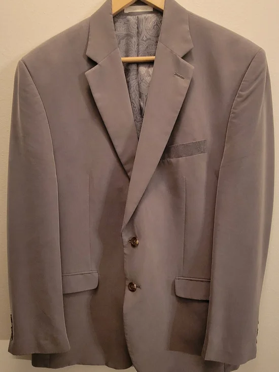 Chaps - Gray Two-Button Sportcoat - 42R