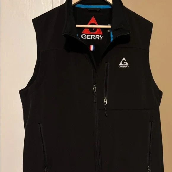 Gerry Weber Black Sleeveless Vest Resistant Insulated Solid Black.