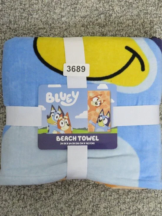 Box Lunch* Bluey Bingo & Bluey Pineapple Beach Exclusive Towel~ 34