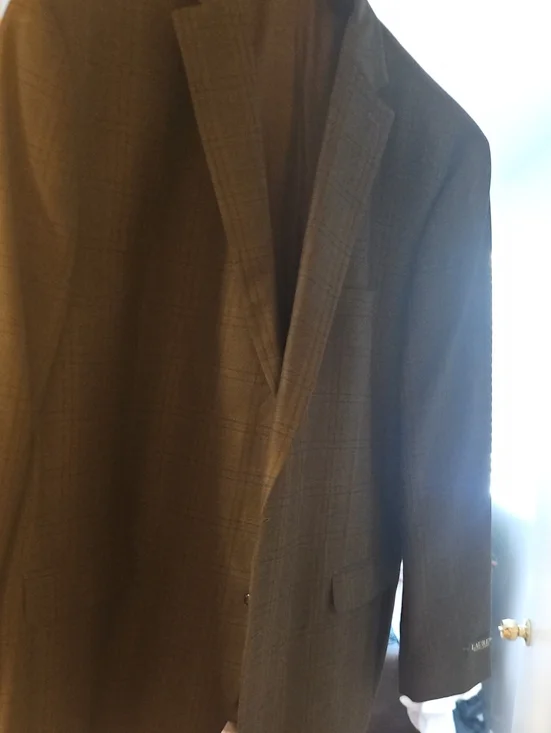 Lauren Ralph Lauren Brown Plaid Sport Coat