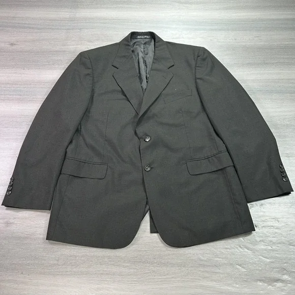 Kilburne and Finch Blazer Mens 44 Wool Blend Classic 2‎ Button Suit Jacket