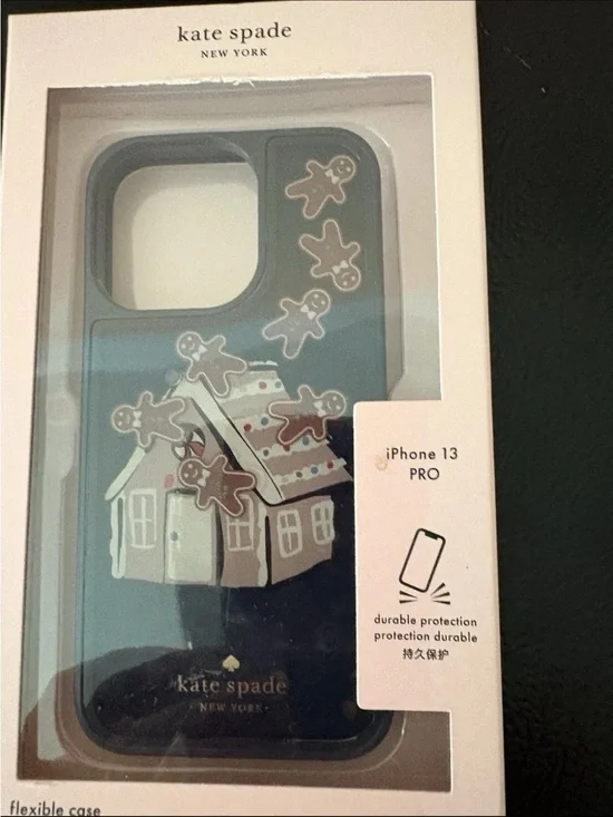 Kate Spade Gingerbread House iPhone 13 Pro Phone Case new