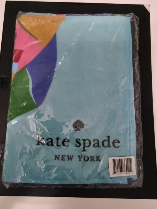 kate spade Turquoise Multicolor Fish Towel