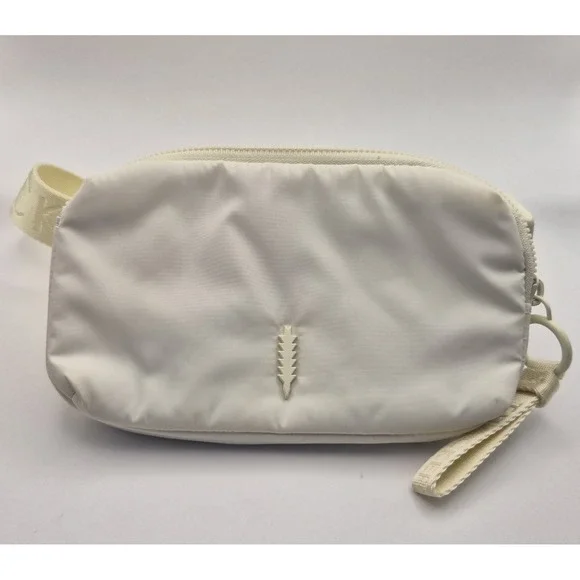 Thacker NYC Ella Phone Bag Ivory Crossbody Purse Minimalist Adjustable Strap