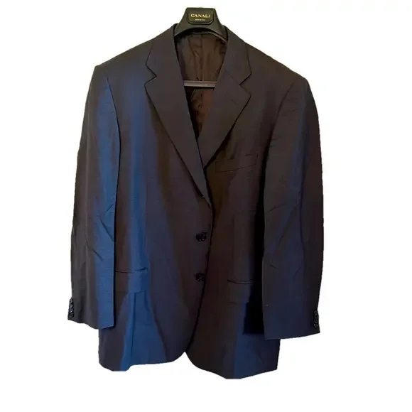 Ermenegildo Zegna Vintage Classic 3‎ button Blazer Charcoal in color quality