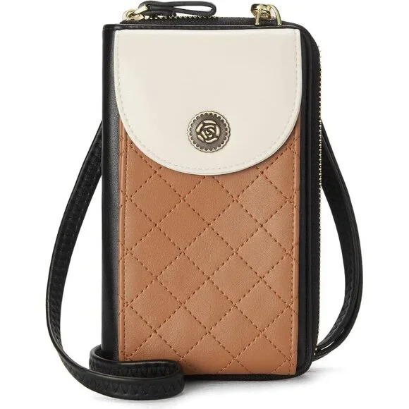 Cell Phone Purse Vegan Leather Crossbody Wallet Credit Card Holder Women