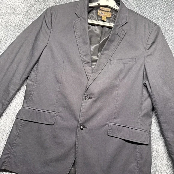 Pronto Uomo Blue Label Sport Jacket Men Sz L Modern Fit Cotton Nylon Lycra Blend