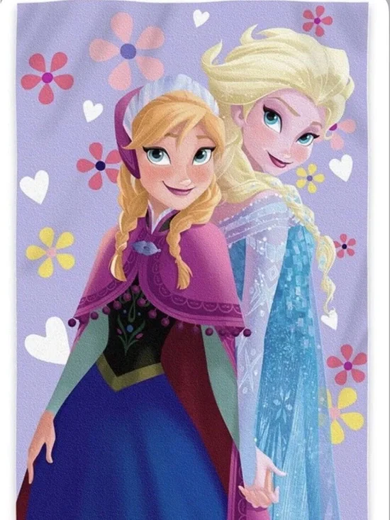 Disney Frozen Anna & Elsa 28” x 58” Beach Towel
