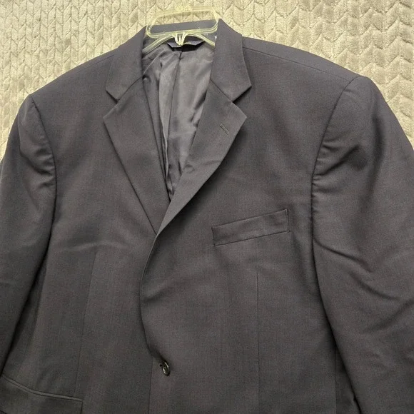 Brooks Brothers 346 Stretch Wool Blazer Jacket Men 46R Modern Business Navy Blue