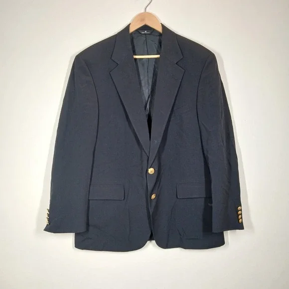 Polo University Club by Ralph Lauren Blazer Men's Navy 42R Celsius 21 USA Made