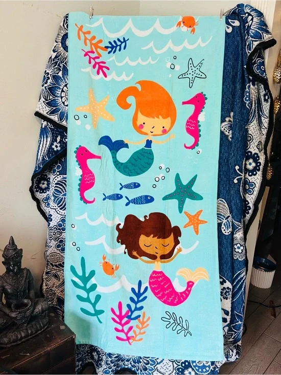 Mermaid Beach Towel - All Cotton NEW!