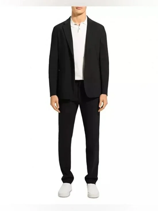 THEORY - Virgin Wool Slim Fit Blazer - Black / 38 Regular