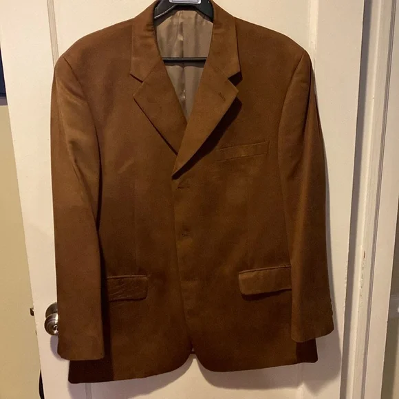 Men’s Brown Suede Sport Coat, Alfani
