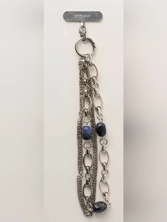 Layered Chain Phone Wristlet