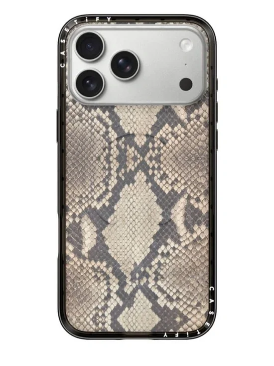 NIB CASETiFY Compact IPhone 17 Pro Max Case - Brown Snake - Clear Black