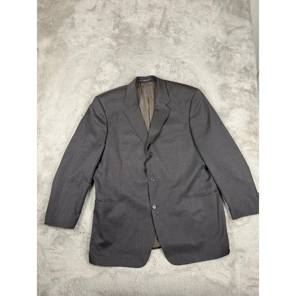 Hugo Boss Virgin Wool Blazer Sport Coat Business Casual Gray 46R (see‎ all pics)