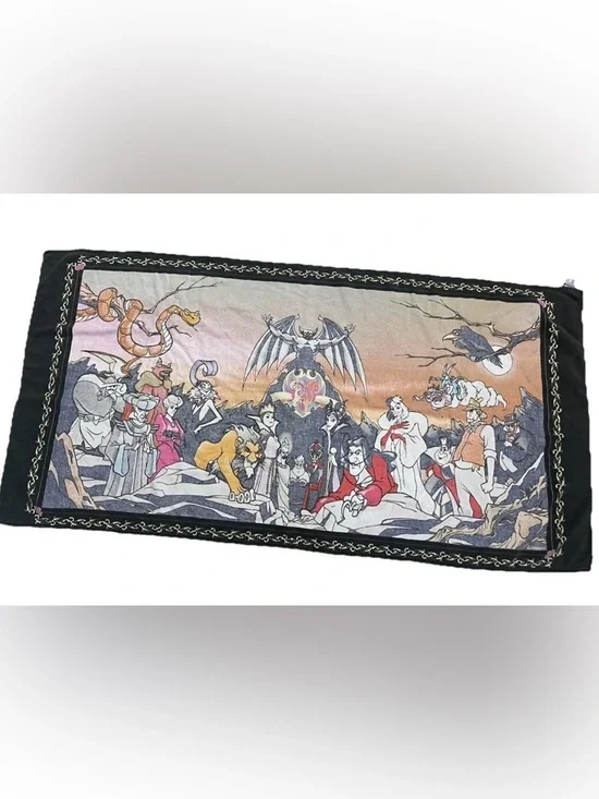 Vintage Disney Villains Beach Pool Towel 60x32