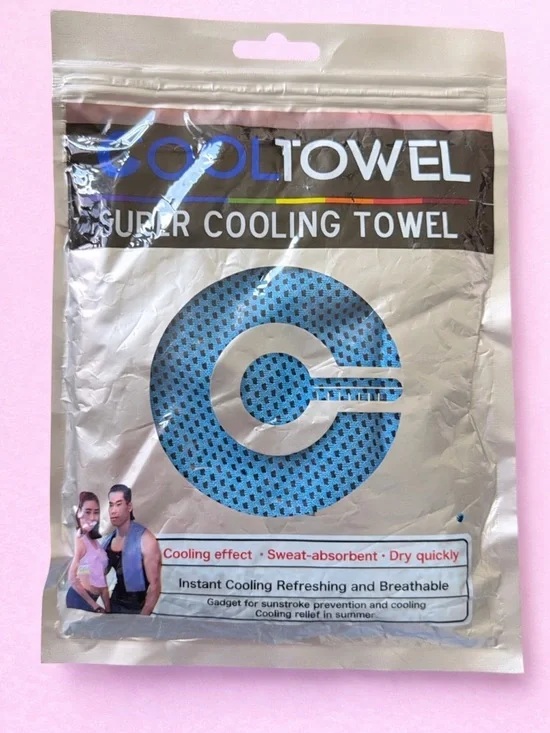 Super Cooling Towel - Blue - Never Used. Package Sealed.