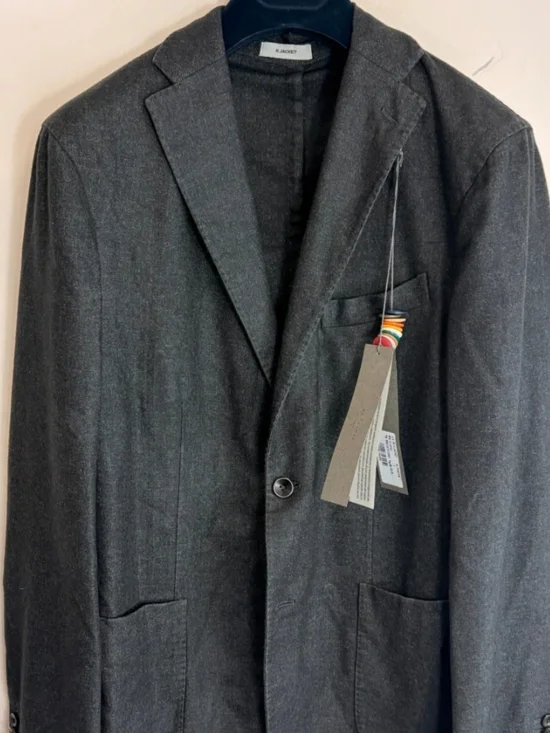 Boglioli K jacket Dark Charcoal Single-Breasted Blazer US40R , IT50