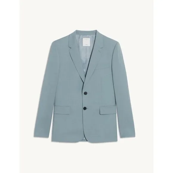 Sandro Paris Light Blue Tailored Blazer – Size 46EU NEW NWT