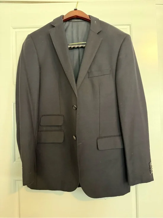 Hugo Boss Men's Charcoal Two-Button Blazer