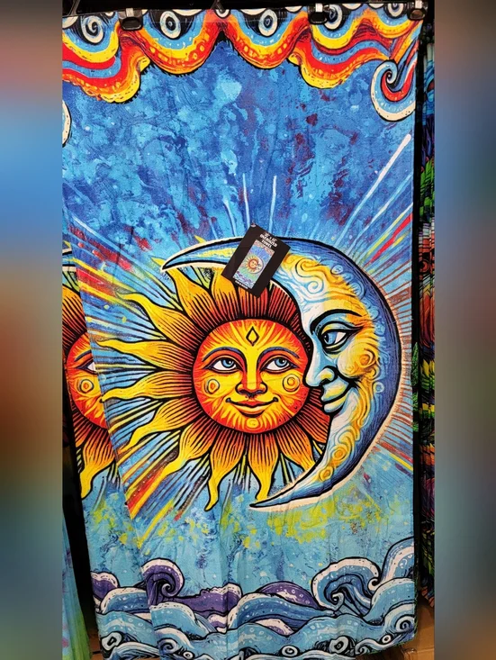 Summer Deal🏷 Cotton Sun & Moon Beach Towel Or Decor