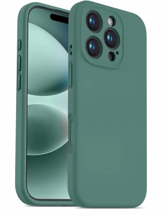 Pine Green iPhone 16 Pro Max Case Camera Control Button Coverage