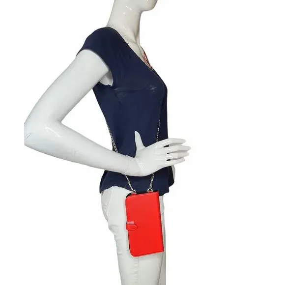 Kate Spade Iphone 12 PRO MAX Magnetic Wrap Folio Case on a Chain crossbody