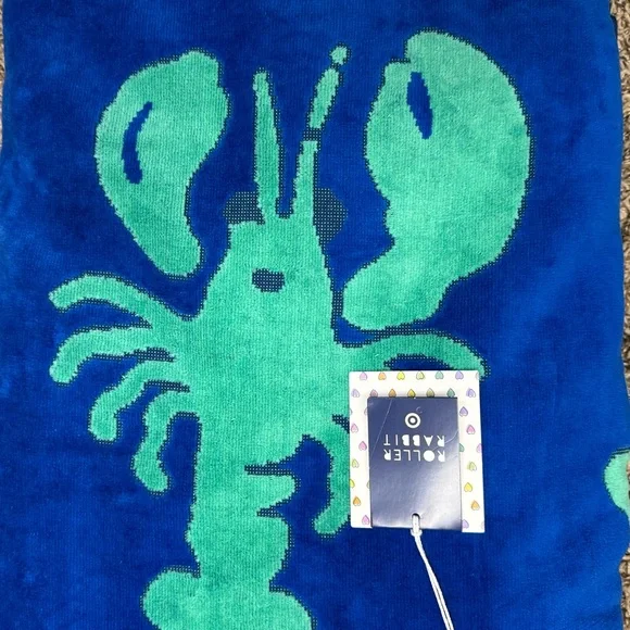 Target Blue and Aqua Lobster Beach Towel