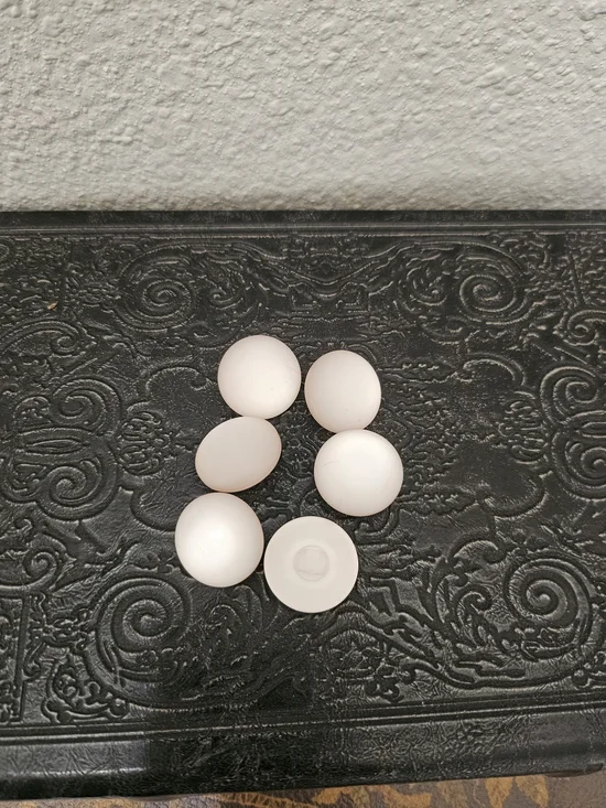 Vintage Pearlescent Buttons- Pack Of 6