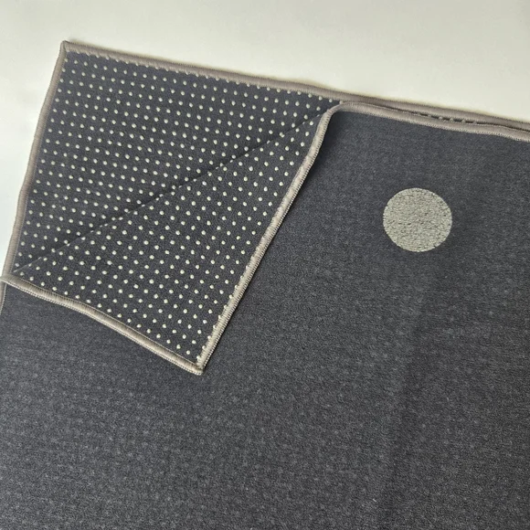 Gray Dot Reversible Beach Towel