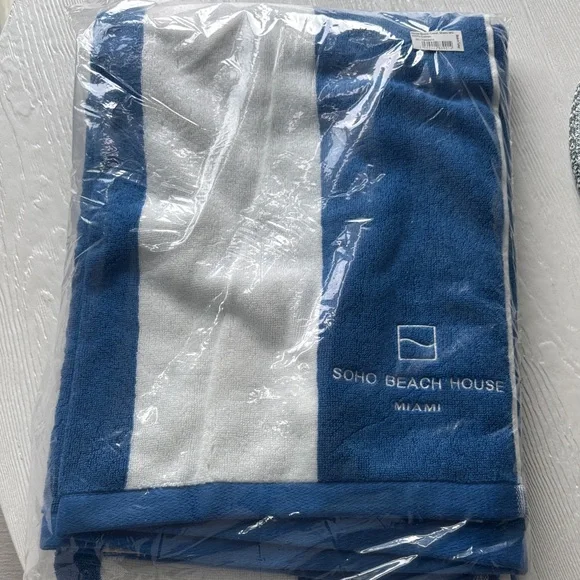 Soho Beach House Miami Large Beach Towel