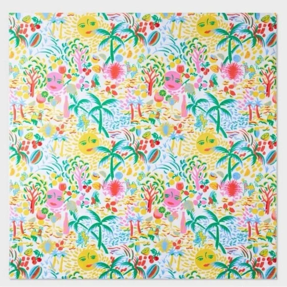 Roller Rabbit x target 2 person beach towel and matching vacation speaker