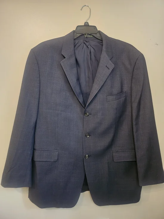 Ralph Lauren Men's Dark Navy Windowpane Sport Coat