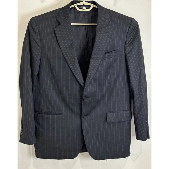 Brooks Brothers 1818 Madison Estrato Trabaldo Togna Pinstripe Blazer Wool 42