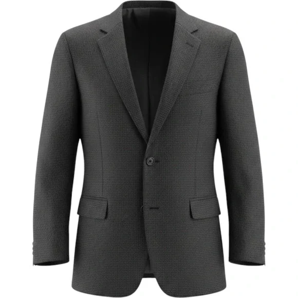 Canali Proposta Mens Brown Textured 100% Virgin Wool Blazer Sport Coat Italy 54R
