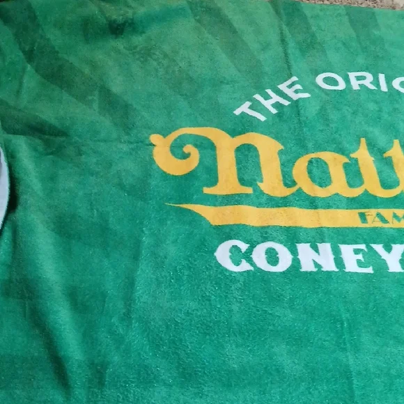 Green and Yellow Beach Towel