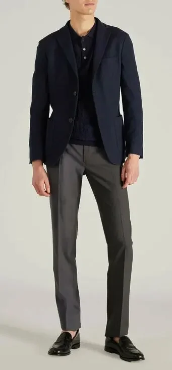 SLOWEAR - MONTEDORO JACKET / DARK BLUE / size IT46 , US 36R
