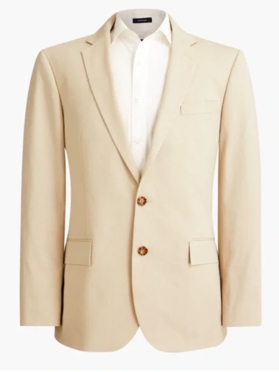 J Crew Blazer 44L Thompson Tan