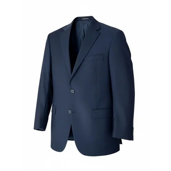 Hart Schaffner Marx Classic Navy Two-Button Sport Coat - 4RL