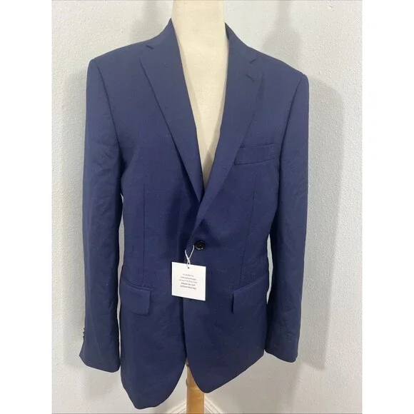 Indochino Sport Coat Mens 38R Chino‎ Newbury Two Button Preppy Blazer