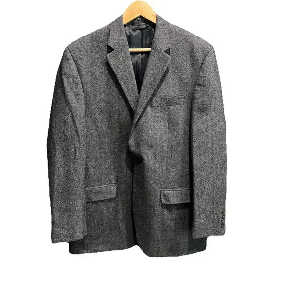 Lauren‎ Ralph Lauren Herringbone Wool Cashmere Blend Men's Blazer Size 40R