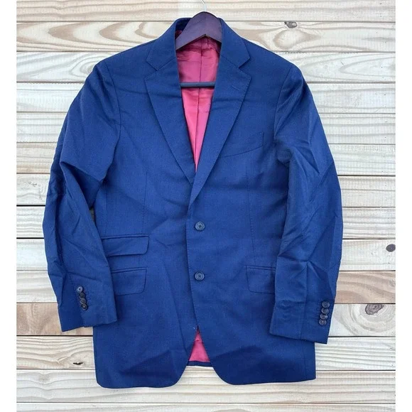 Suitsupply Blazer Men's 48 Vitale Barberis Canonico Sienna Pure Wool Jacket Coat