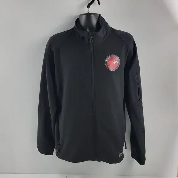 DDX dri-duck full zip jacket mens black XL fonddevetttes corvette club‎ 3413
