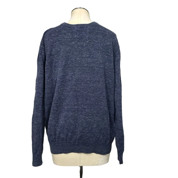 J. Crew Factory Crewneck Blue Men's Cotton Sweater XL