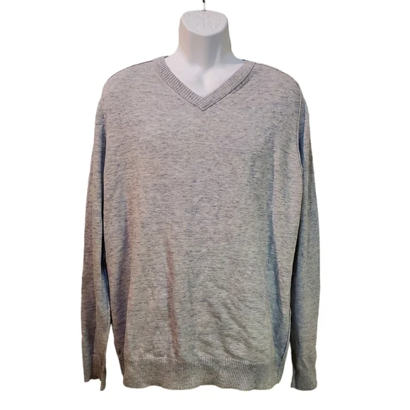 14th & Union Sweater Light Blue‎ V Neck Size L New Men's